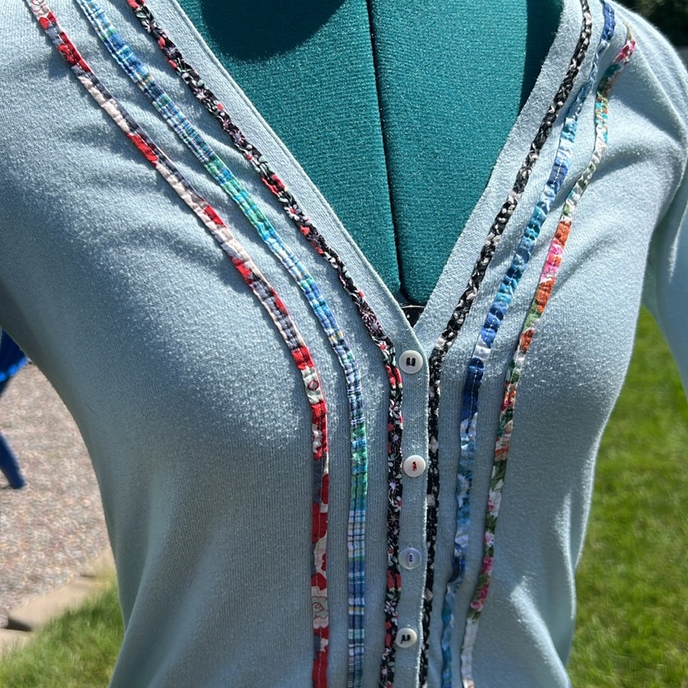 Anthropologie Sparrow Blue Cardigan Sweater